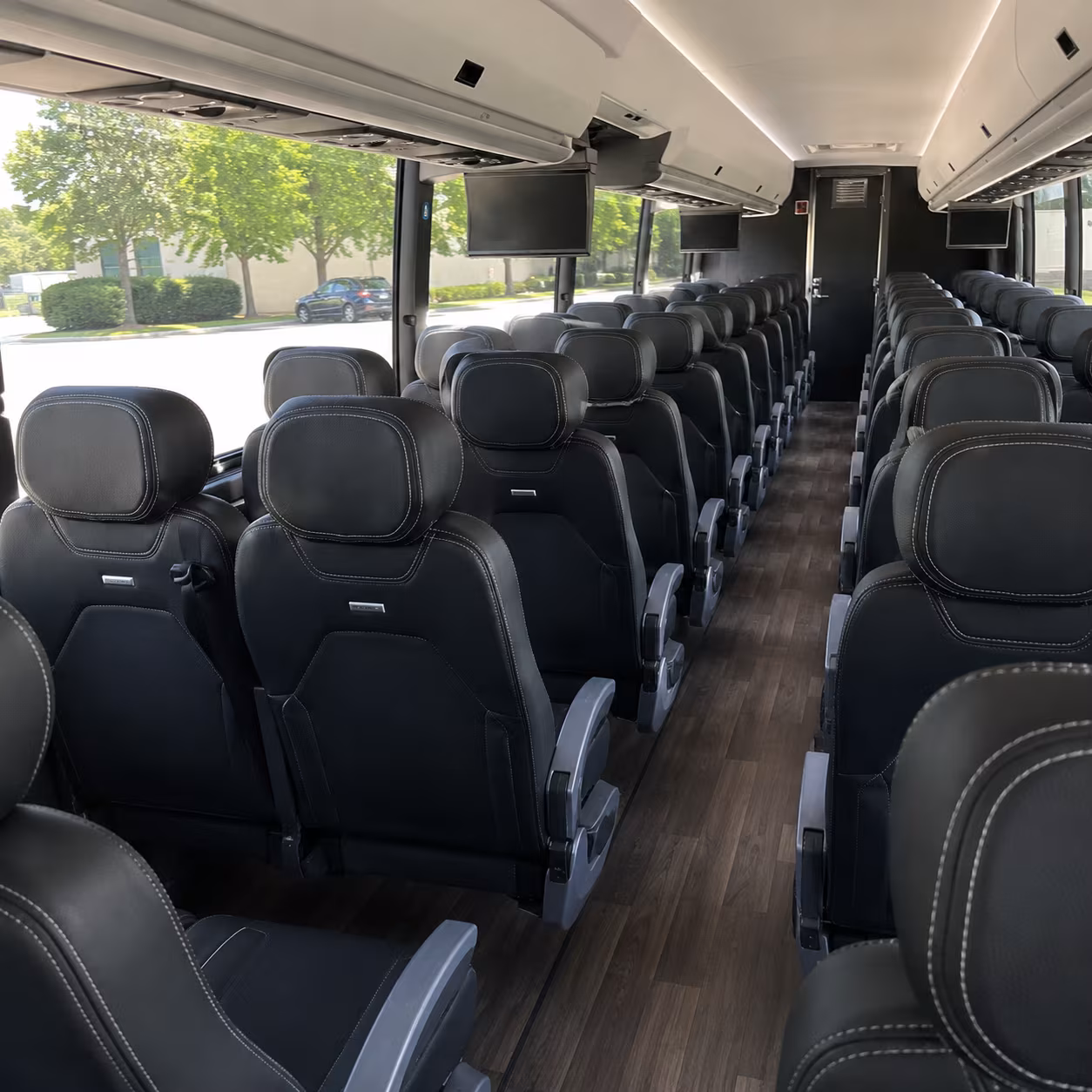 woodland charter bus interior gallery