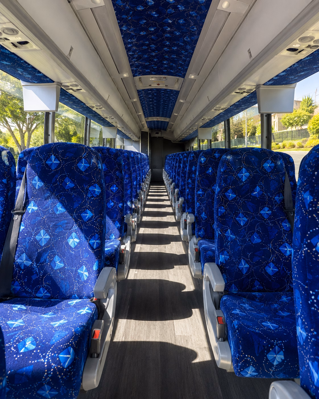 woodland long distance transportation onboard seating
