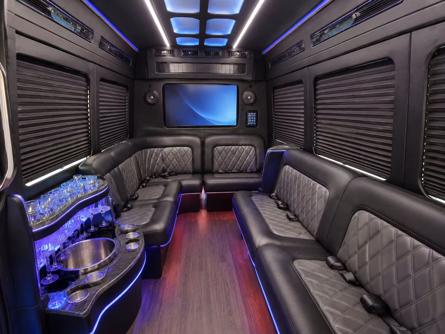 woodland party bus rental gallery