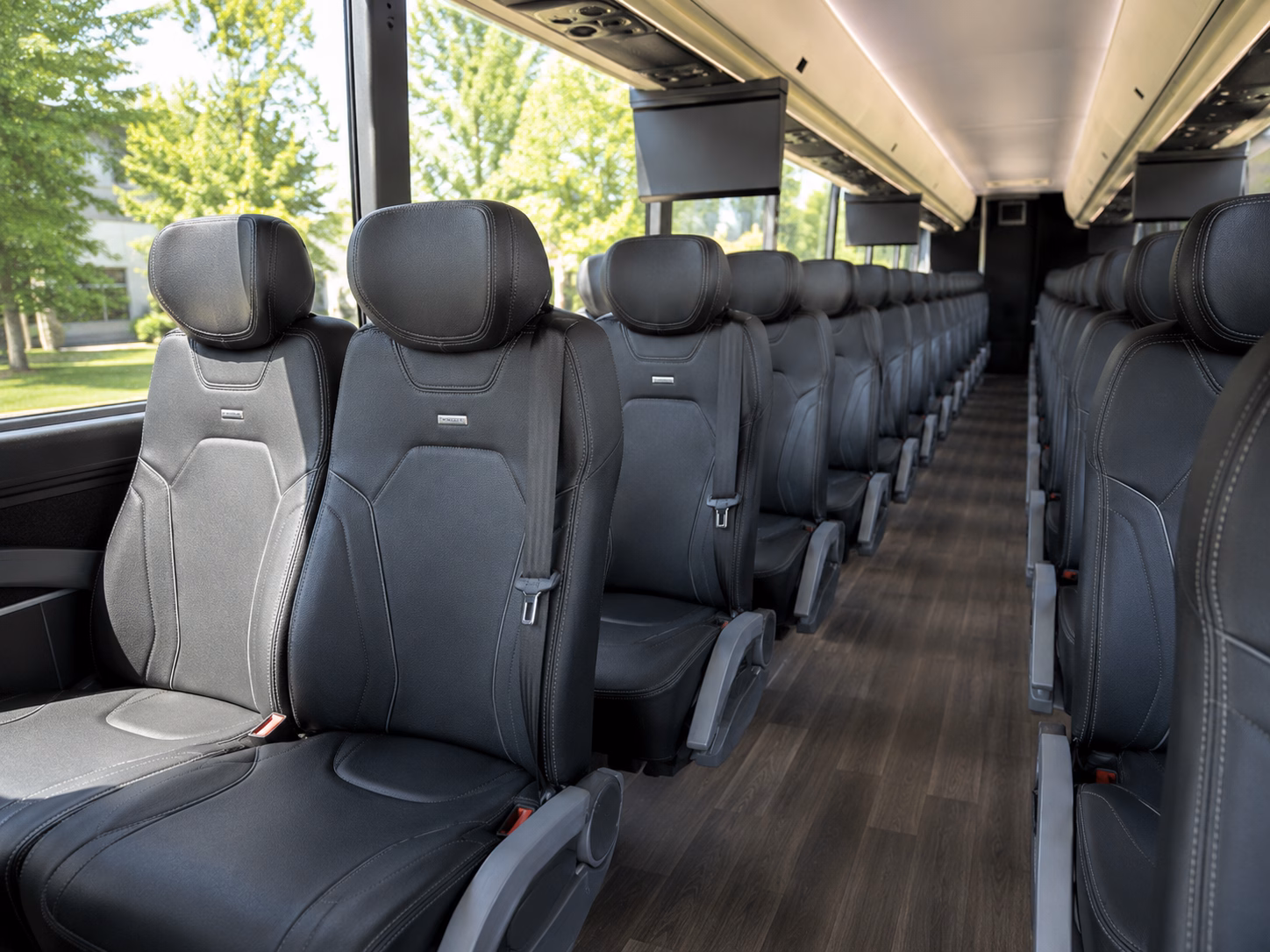 woodland religious group transportation onboard seating