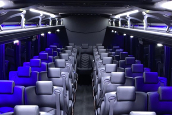 Woodland Charter Bus Interior